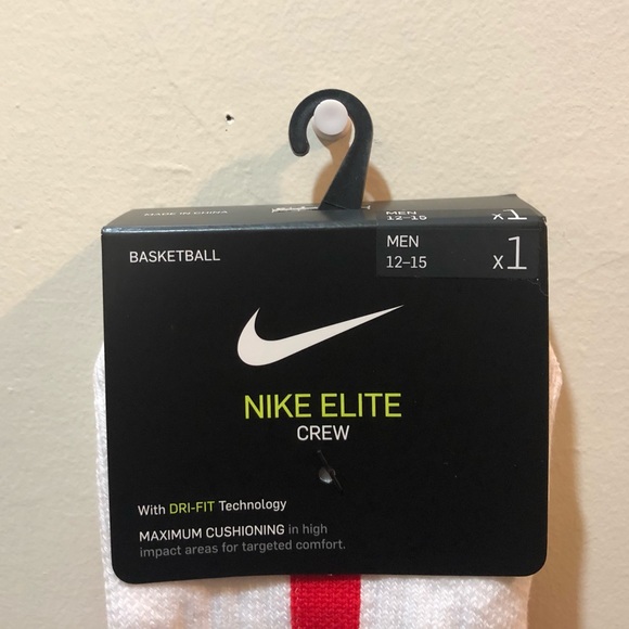 Nike Elite Basketball Socks, Crew, 1 Pair, Various Sizes - Picture 9 of 16